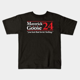 Maverick Goose 2024 Election Kids T-Shirt